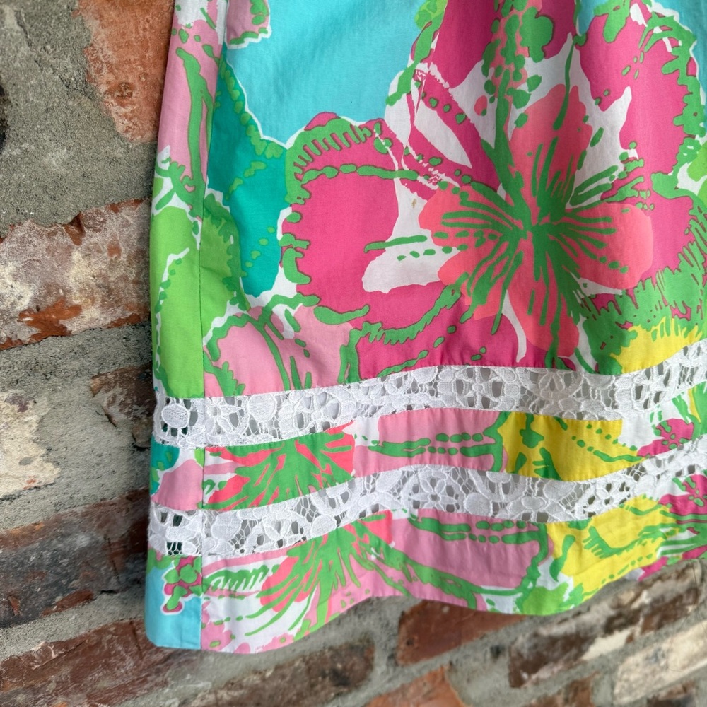 Lilly Pulitzer Emme Shorely Blue Dress Girls 14 - Picture 9 of 10